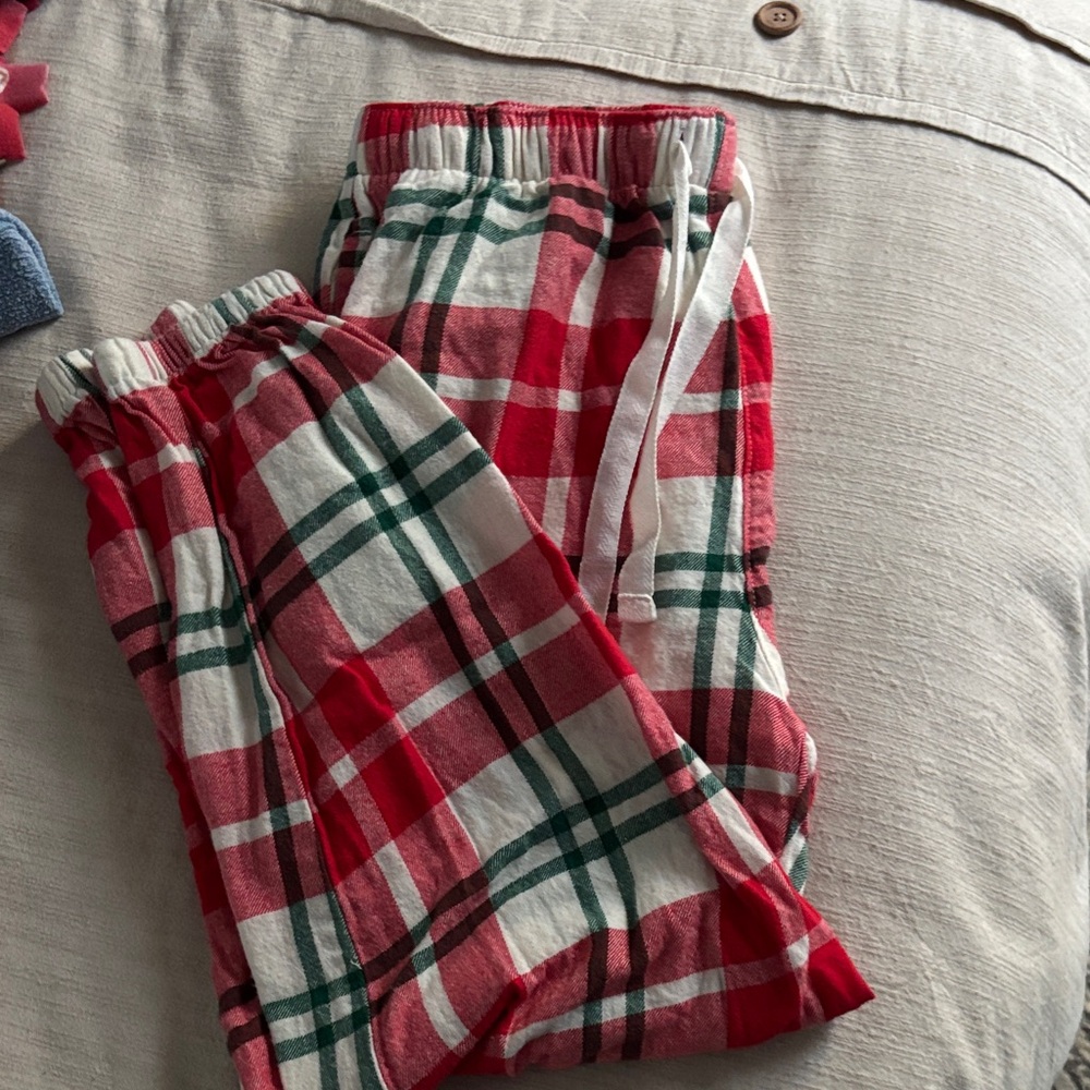 Plaid Old Navy Pajamas - Red and Green